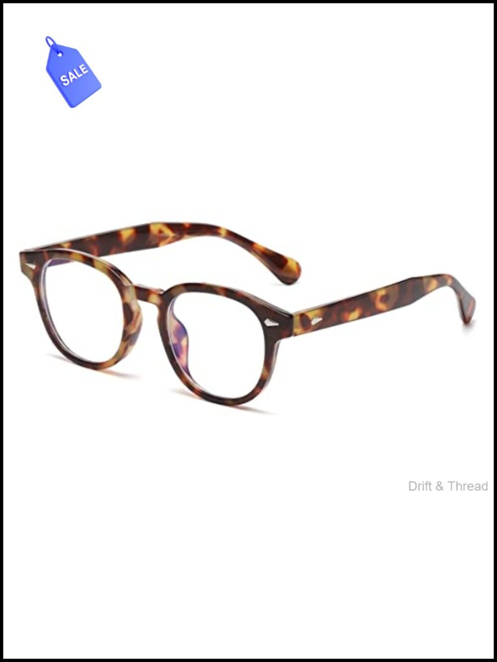 Small Round Blue Light Glasses Retro 90s Computer Eyeglasses